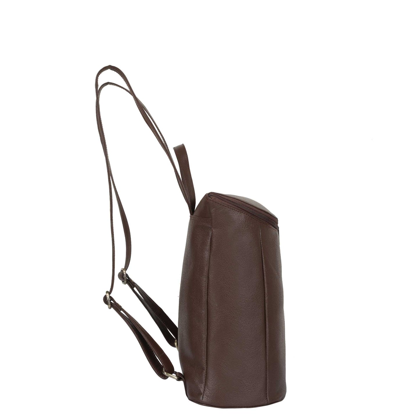 Genuine Leather Brown Backpack Purse for Women – Designer Shoulder Bag, Stylish Travel Backpack, Trendy Leather Purse for Ladies, Fashionable Bag for Work, College, and Travel |Sishka