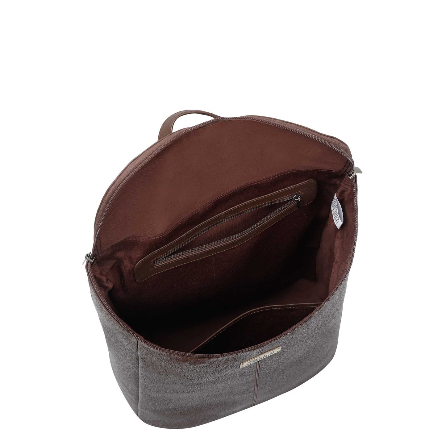Genuine Leather Brown Backpack Purse for Women – Designer Shoulder Bag, Stylish Travel Backpack, Trendy Leather Purse for Ladies, Fashionable Bag for Work, College, and Travel |Sishka